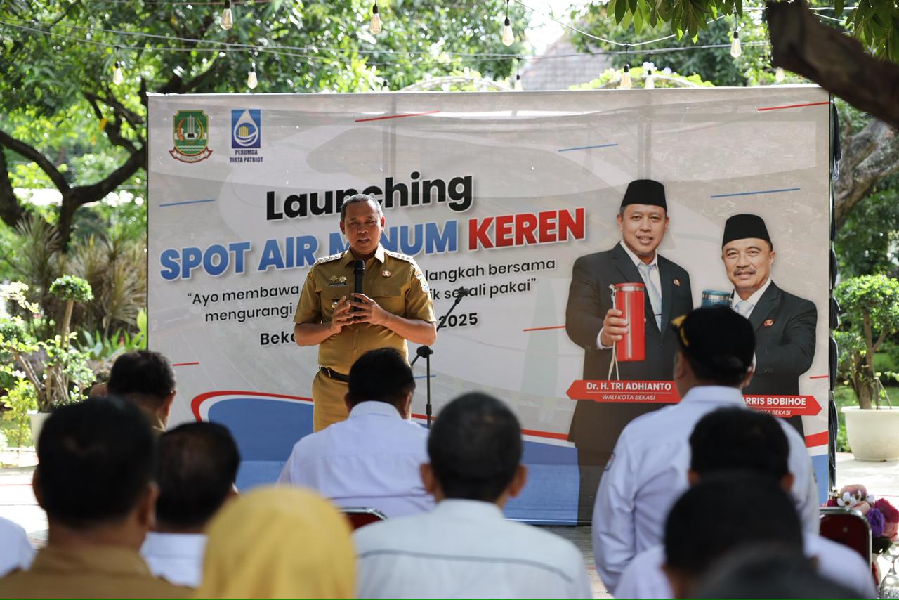 Pemkot Bekasi Dorong Budaya Tumbler Lewat Peluncuran Spot Air Minum Keren