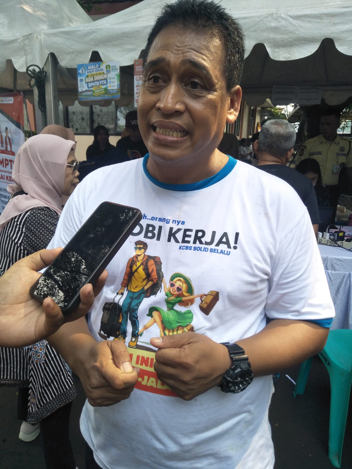 Camat Bekasi Selatan, Karya Sukmajaya Saat Peringatan HUT Kota Bekasi ke-29 Kota Bekasi Tingkat Kecamatan Bekasi Selatan