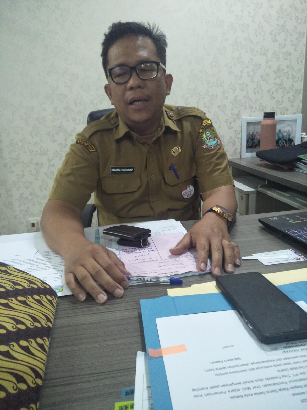 Kepala Bagian Kerja Sama Setda Kota Bekasi, Bilang Harahap